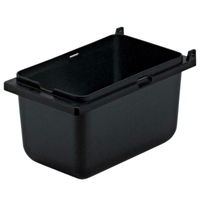 Server 87202 1/9-Size 41 oz. Black Fountain Jar