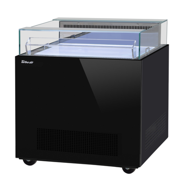 Turbo Air TOS-30NN-W(B) 30-1/4"W Open Display Deli Merchandiser