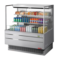 Turbo Air TOM-48L-UF-S-3S-N 46.75" Horizontal Open Display Merchandiser
