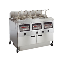 Henny Penny OFG-323 49.38" Gas Open Fryer 3-Well 65 lb