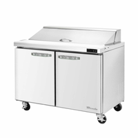 Blueair BLPT48-HC 48-Inch Two-Section Refrigerated Sandwich Prep Table