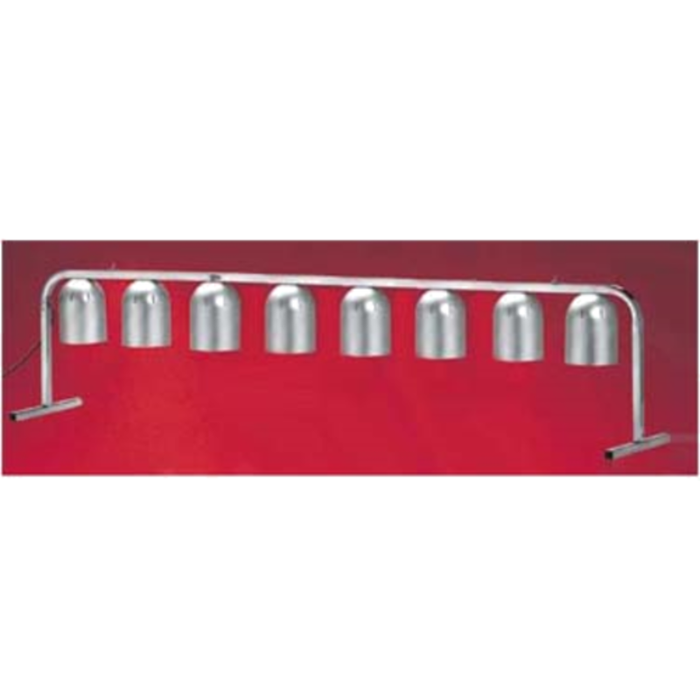 Nemco 6008-8 79" Eight Bulb Portable Countertop Infrared Heat Lamp