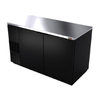 Fagor FBB-59-N 59.5" Refrigerated Back Bar Cooler With Solid Doors And Stainless Steel Top