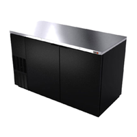 Fagor FBB-59-N 59.5" Refrigerated Back Bar Cooler With Solid Doors And Stainless Steel Top