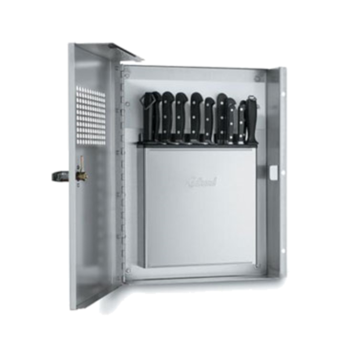 Edlund KLC-994 Heavy Duty Locking Knife Cabinet with Rack