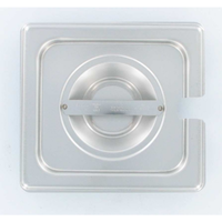 Server 90094 1/6-Size Stainless Steel Notched Steam Table Pan Cover