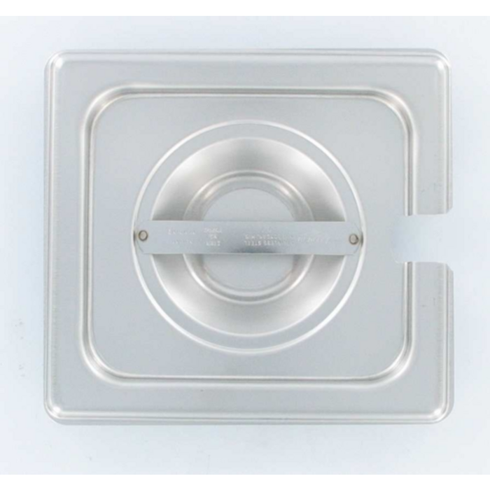 Server 90094 1/6-Size Stainless Steel Notched Steam Table Pan Cover