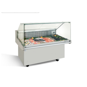 Infrico IDC-VRP13 52-3/8"W Refrigerated Straight Glass Fish Display Case