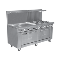 Royal RR-12 72" Gas Restaurant Range with 12 Burners