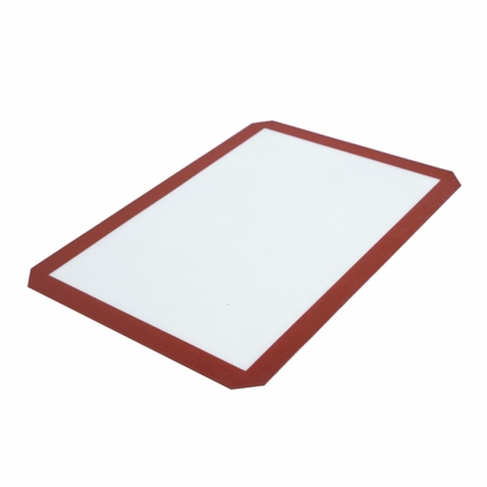 Omcan 43491 16.5" x 11.75" Half-Size Non-Stick Silicone Baking Mat