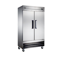Congélateur vertical à deux sections Omcan 50111 de 100 cm (39,5 po) et de 753 litres (26,5 pi³)
