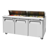 Turbo Air MST-72-N, comptoir réfrigéré à salade/sandwichs M3 Series de 72-5/8 po de largeur