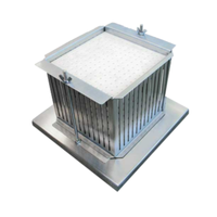 Omcan 10881 Support rotatif en acier inoxydable à 9 brochettes pour rôtissoire professionnelle