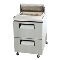 EFI CSDW2-27VC 27.5-Inch Refrigerated Sandwich Prep Table
