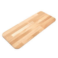 Alt Tag: Omcan 81215 Linea Dori 31.5” x 12” Beech Wood Pizza Serving Board 0.5" Thick rectangular wooden serving board
