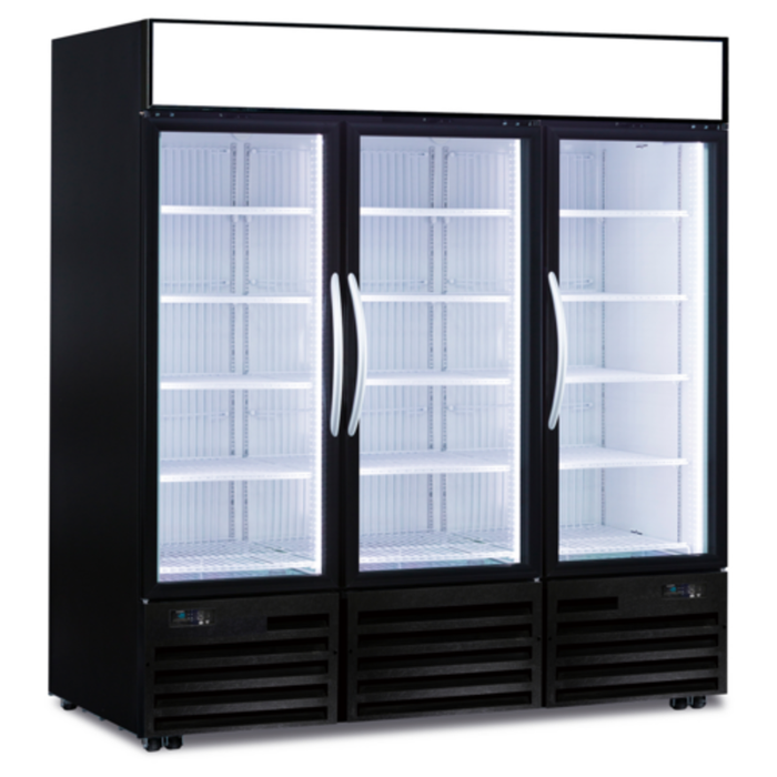 Minus Forty 72-UTGF 78-Inch Glass Door Display Freezer Merchandiser