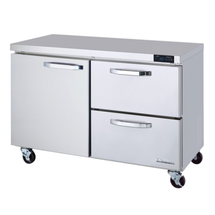 Bluenix BLUR60-D2R-HC 60.5" Undercounter Refrigerator