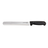 Alt Tag: Omcan 12573 14-Inch Straight Blade Professional Slicing Knife with long straight stainless steel blade and black handle