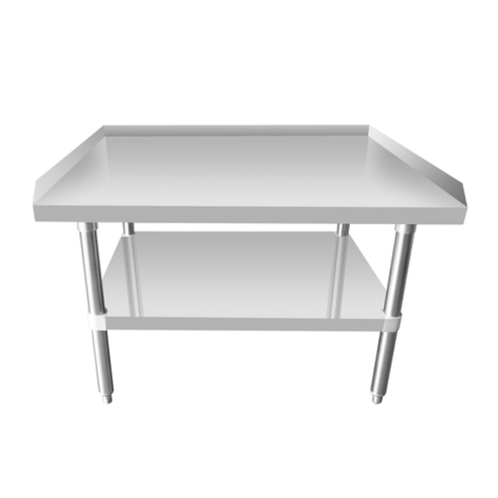 36"L x 30"W Stainless Steel Equipment Stand For Heavy Countertop Equipment