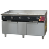 60 Inch Cooktop Cabinet With Doors Featuring Heavy-Duty Stainless Steel Construction And Professional-Grade Cooking Surface