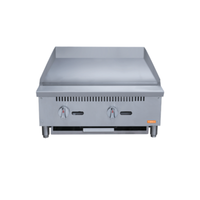 BRIKA BMG-24 24"W Gas Countertop Heavy Duty Manual Griddle