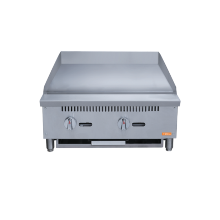BRIKA BMG-24 24"W Gas Countertop Heavy Duty Manual Griddle