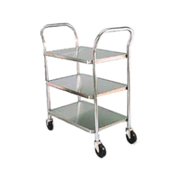 Utility Cart 1624-3 Stainless Steel 24"L X 16"W 400 lbs. Capacity