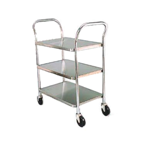 Utility Cart 1624-3 Stainless Steel 24"L X 16"W 400 lbs. Capacity