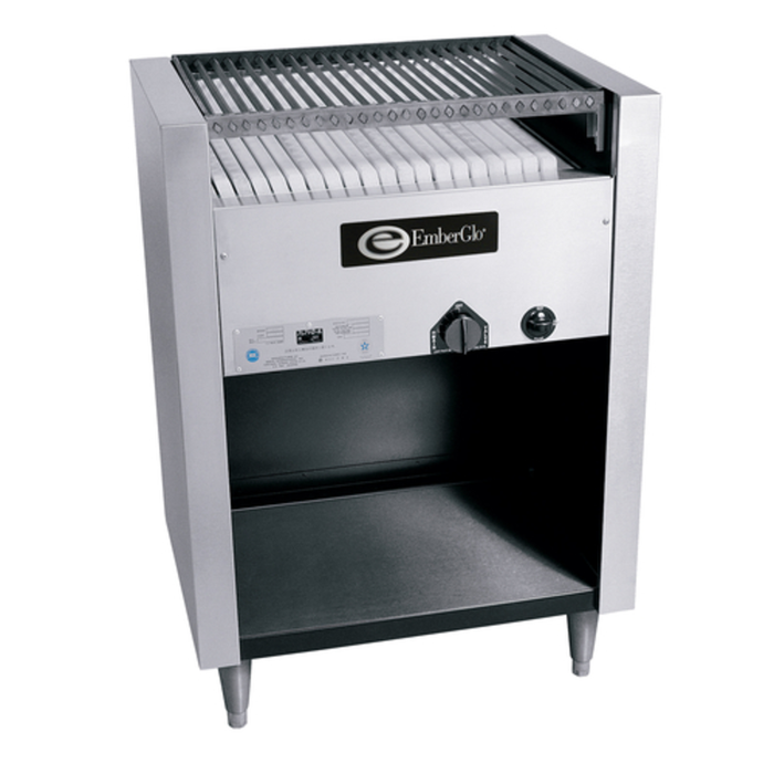 EmberGlo 31NF 26" Gas Floor Model Charbroiler with Cabinet