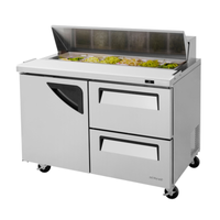 Turbo Air TST-48SD-D2-N 48" Two-Section Sandwich/Salad Prep Unit