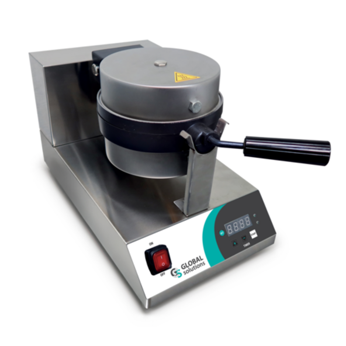 Global Solutions GS9675 11 7/8" W Single Belgian Waffle Maker