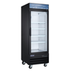 Omcan Aurora 59036 29-inch Wide Display Refrigerator with Lightbox single glass door merchandiser with illuminated lightbox and shelves