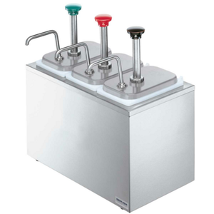 Server 82870 SR-3 Ambient Countertop Topping Dispenser, 3 Jars