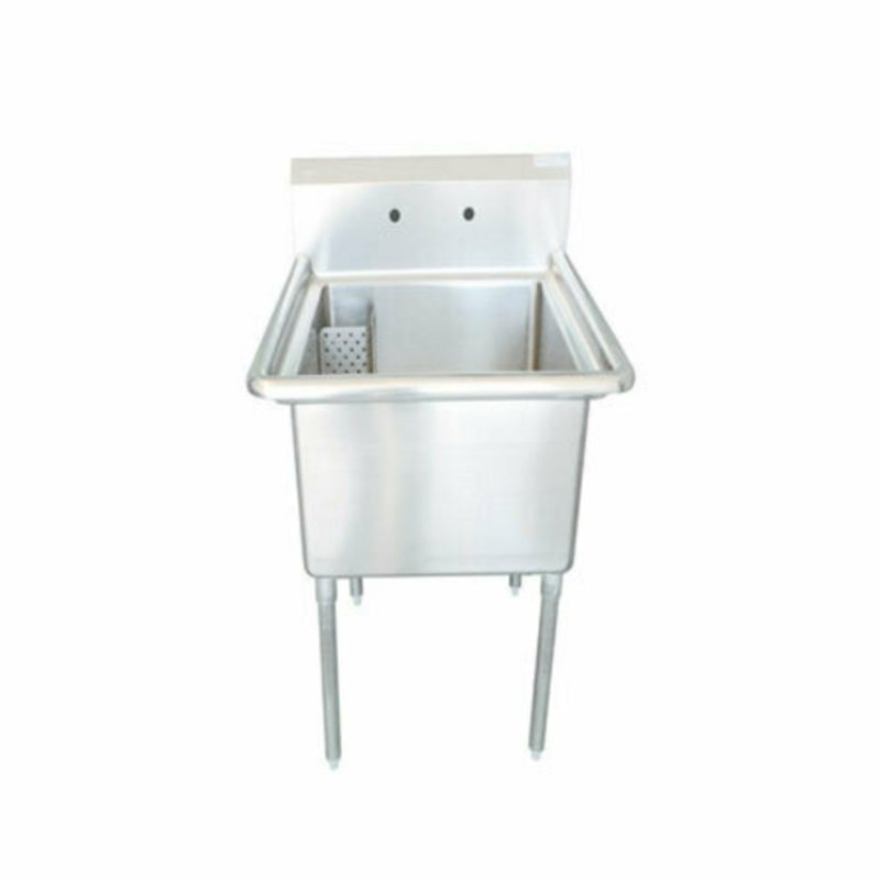 30 Inch One Compartment Pot Sink Designed For Commercial Kitchen Sanitation And Efficiency