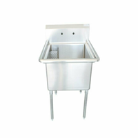 30 Inch One Compartment Pot Sink Designed For Commercial Kitchen Sanitation And Efficiency