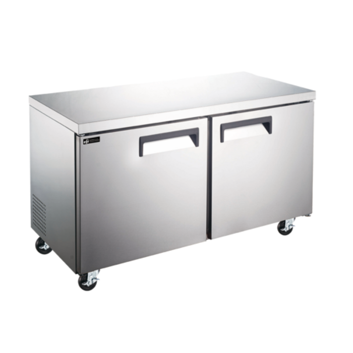 EFI Sales CUDR2-60VCX 60 Inch Undercounter Solid Door Refrigerator