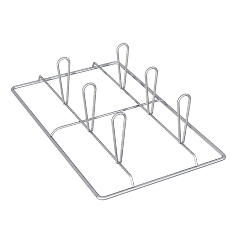 Spit Chicken Roasting Grid Designed For Angelo PO G11P6 Oven With Six Capacity Holders, Ideal For Rotisserie Cooking.
