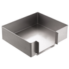 Metal Square Container Designed For Kitchen Use, Ideal For Food Prep And Storage In Commercial Environments.