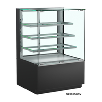 Structural Concepts NR3655HSV 35-3/4"W Reveal® Service Heated Floor Display Case