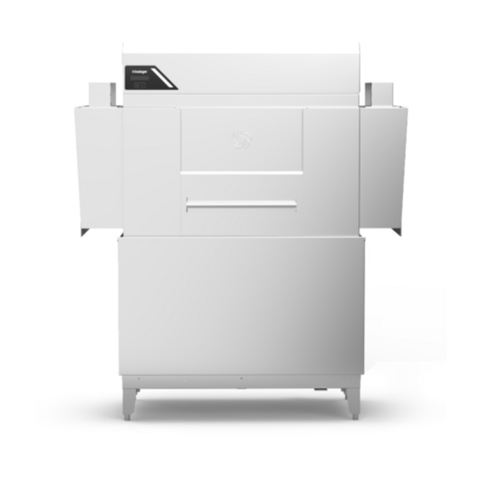 Insinger ADMIRAL 44 233 Racks/Hr Single Tank Conveyor Dishwasher