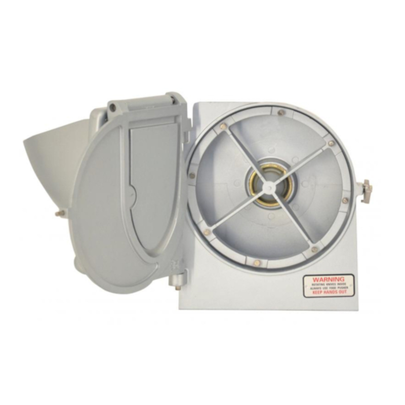OMCAN 43143 Vegetable Slicer Attachment For Mixers Showing Its Design And Components For Efficient Food Prep