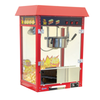 Commercial Countertop Popcorn Popper With Warming Deck In Red Finish For Delicious Snacking