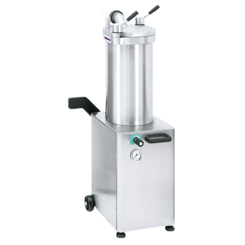 TRENTO 45920 48 lb. Machine à bourrage à saucisses à pistons hydrauliques en acier inoxydable en acier inoxydable