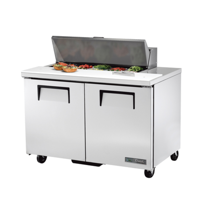 Table de préparation à sandwichs et salades réfrigérée commerciale True TSSU-48-10-HC 48 po