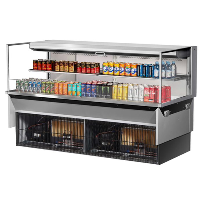 Turbo Air TOM-72L-UF-S-2SI-N Vitrine réfrigérée de 182,5 cm et 447 litres
