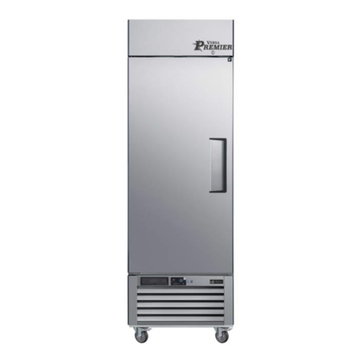 27 Inch Commercial Reach-In Freezer Versa Premier F1-27VCP-L With Stainless Steel Exterior
