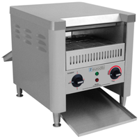 Eurodib SFE02700120 Commercial Conveyor Toaster With Controls And Open Drawer For Easy Use