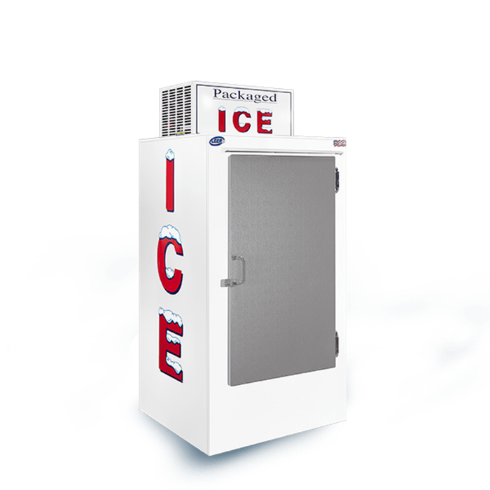 Leer L030UASP 36-Inch Outdoor Ice Merchandiser With Auto Defrost System