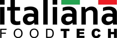 Logo of Italiana Food Tech with Italian flag colors on a white background