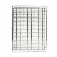 Cookshack PV016 Set of 3 Nickel-Plated Steel Rib Racks